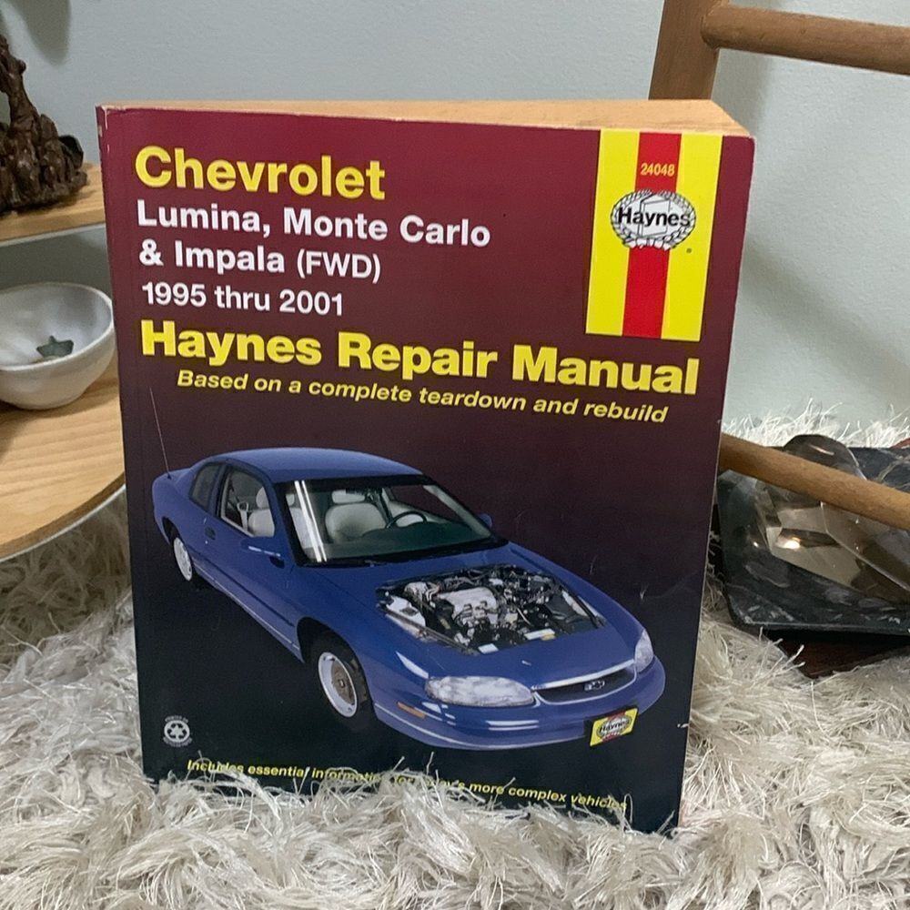 Haynes‎ Repair Manual Chevrolet Lumina, Monte Carlo & Impala FWD 1995-2001